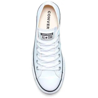 Tenis Converse Chuck Taylor AllStar LiftClean Cuero-Blanco